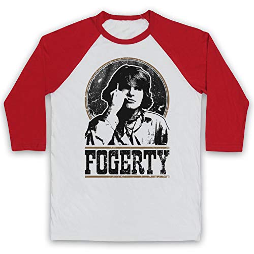 T-shirt baseball CCR manches 3/4 respirant et confortable John Fogerty