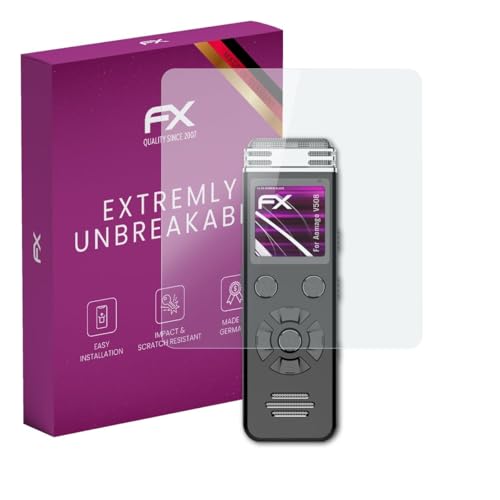 atFoliX Glasfolie kompatibel mit Aomago V508 Panzerfolie, 9H Hybrid-Glass FX Schutzpanzer Folie