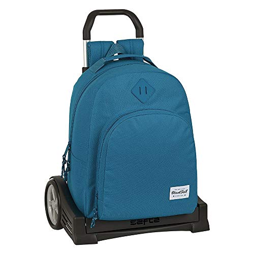 Blackfit8 Mochila Safta 305 Espalda Ergonómica con Carro Safta Evolution Egeo, 320x150x420mm
