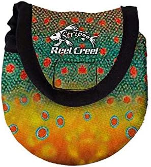 Stripee Neoprene Fly Fishing Reel Cover | Small Fits 2.5"-3.5" Diameter Spool w/ 1″-1.50″ Arbor Width