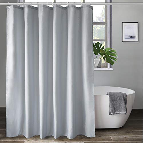 AooHome 36 x 72 Inch Stall Size Shower Curtain, Fabric Bathroom Curtain