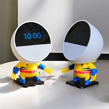 Suporte Alexa Echo Dot SPOT Wolverine - Presente, decoração criativa, escultura, miniatura