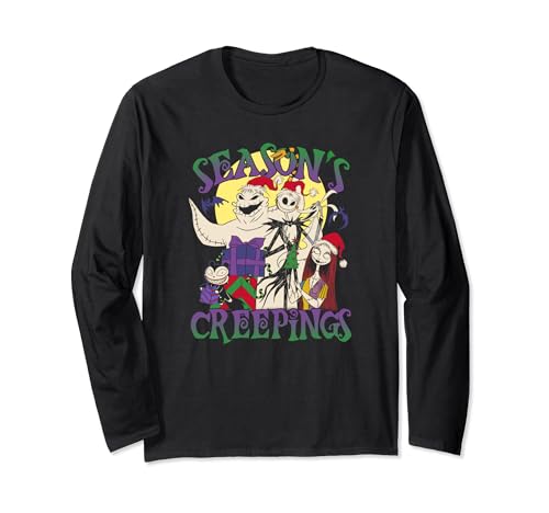 T-shirt Nightmare Before Christmas Season's Creepings manches longues coton noir