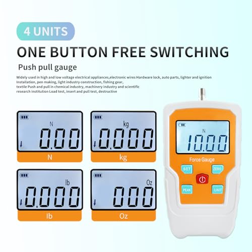Snapklik.com : Digital Force Gauge Push And Pull Meter Dynamometer ...