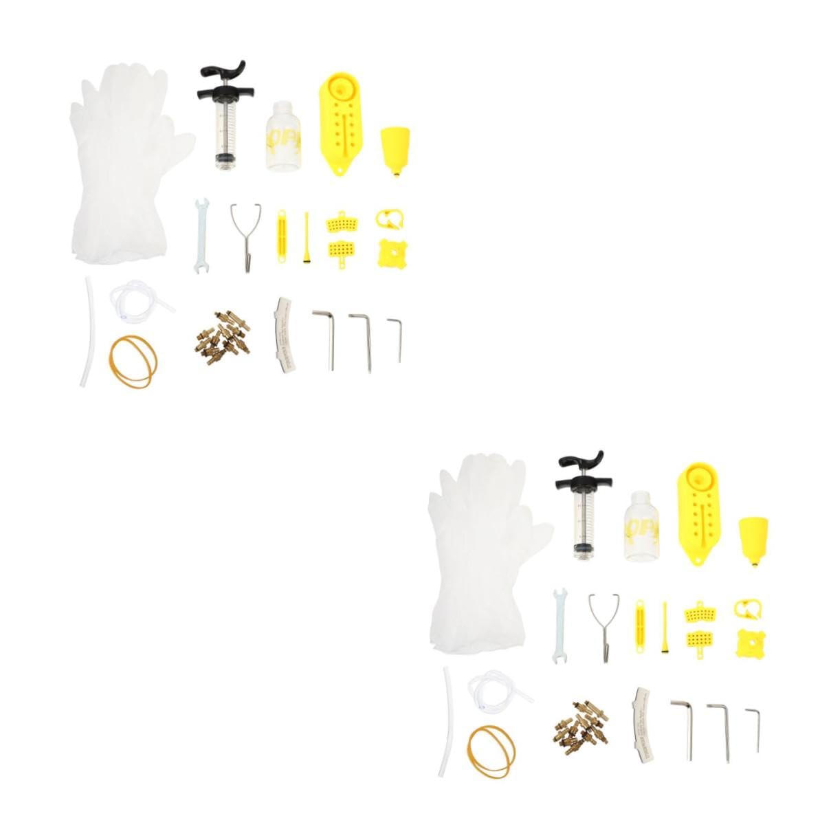 TOYANDONA Kit de Purge Huile pour Freins à Hydraulique de Vélo Outil de Réparation avec Accessoires Universels Optimisé pour Systèmes