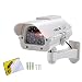 YSUCAU Solar Powered CCTV Security Fake Dummy Camera with Flashing Led Outdoor/Indoor Use for Homes & Business
