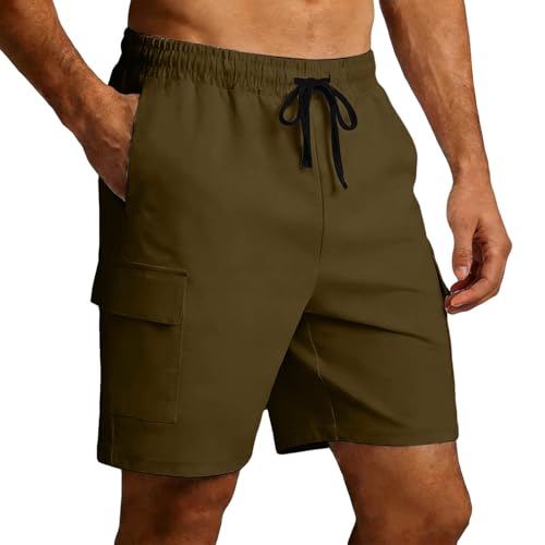 Short cargo d'entraînement pour homme avec poches amples