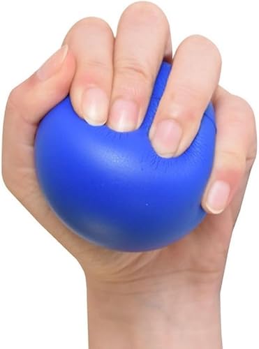 Hand Exercise Grip Ball, Blue Finger Strengthener, Wrist and Hand Training Tool for Sports and Fitness