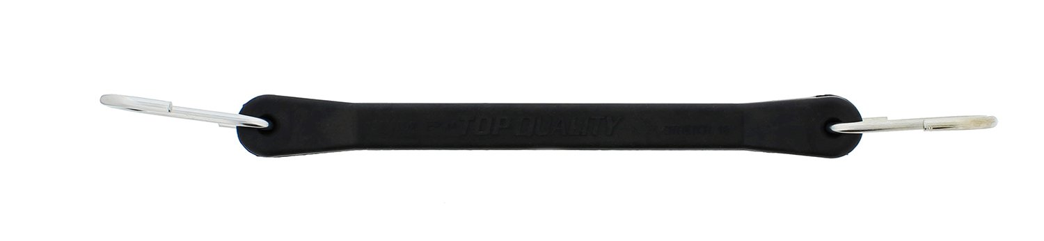 ABN EPDM Bungee sznurki z haczykami 10-pak, 25 cm (45 cm Max Stretch) – wytrzymały gumowy pasek do ściągania, paski do krawatów plandekowych