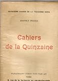  cahiers de la quinzaine mai 1902