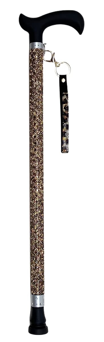 Jacqueline Kent Sugar Cane - Adjustable Cane - Gold