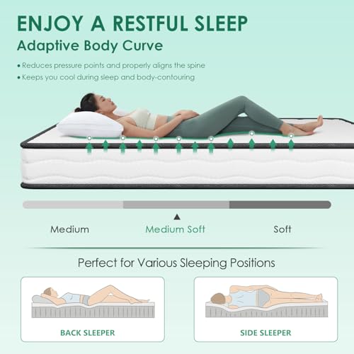 Paylesshere SPR-B-6F-D17C-WHITE 6 Inch Hybrid Mattress thumb #6