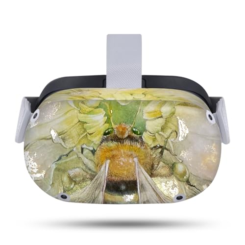 Head Case Designs Officially Licensed Stephanie Law Bee Art Mix Vinyl Sticker Skin Decal Cover Compatible with Meta Quest 2