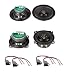 Produktbild Calearo EL100+EL165 Lautsprecher + Lautsprecheradapterkabel kompatibel mit Volkswagen Bora 1998-2005 Front Bora 1998-2005 Hinten Golf-2 (Typ 19E) 1988-1992 Front Golf-2 1988-1992 Hinten