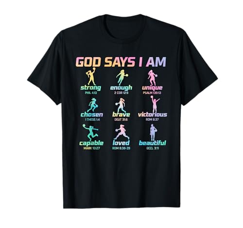 God Says I Am Christian Men Women Kids Basketball Tie Dye T-Shirt