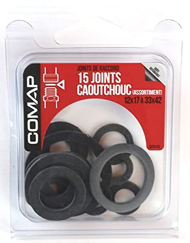 15 Joints Caoutchouc, Eau Chaude Assortis=12X17(4)/15X21(4)/20X27(4)/26X34(2)/33X42(1)
