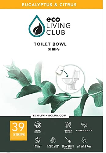 Eco Living Club Toilet Bowl Strips Eco Friendly Biodegradable Household