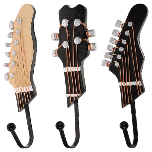 UPKOCH Music Resin Wall Hooks for Home Storage – 3pcs