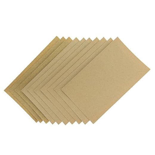 Coral Brown Sandpaper Set - 10 Pack