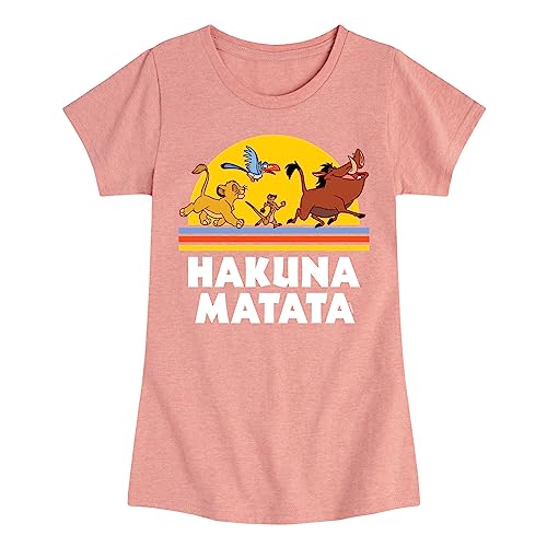 Disney The Lion King - Hakuna Matata - Sunshine - Toddler & Youth Girls Short Sleeve Graphic T-Shirt