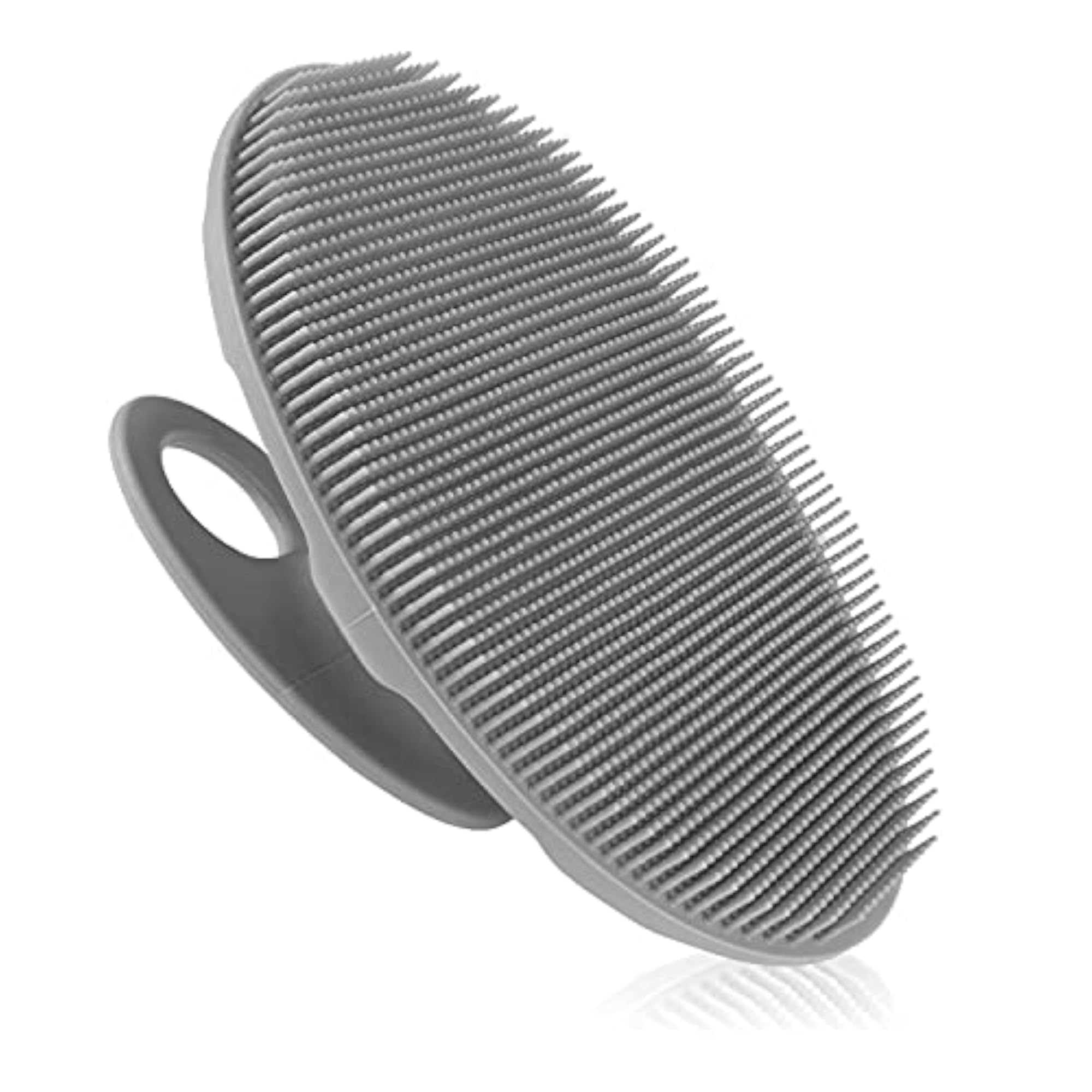 Soft Silicone Body Cleansing Brush, Gray