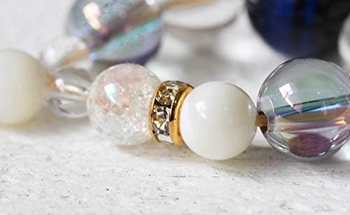 [パワーストーンゆめ工房] パワーストーン ストラップ レディース 7月誕生石 バッグアクセサリー 丈夫 ホークスアイ カーネリアン