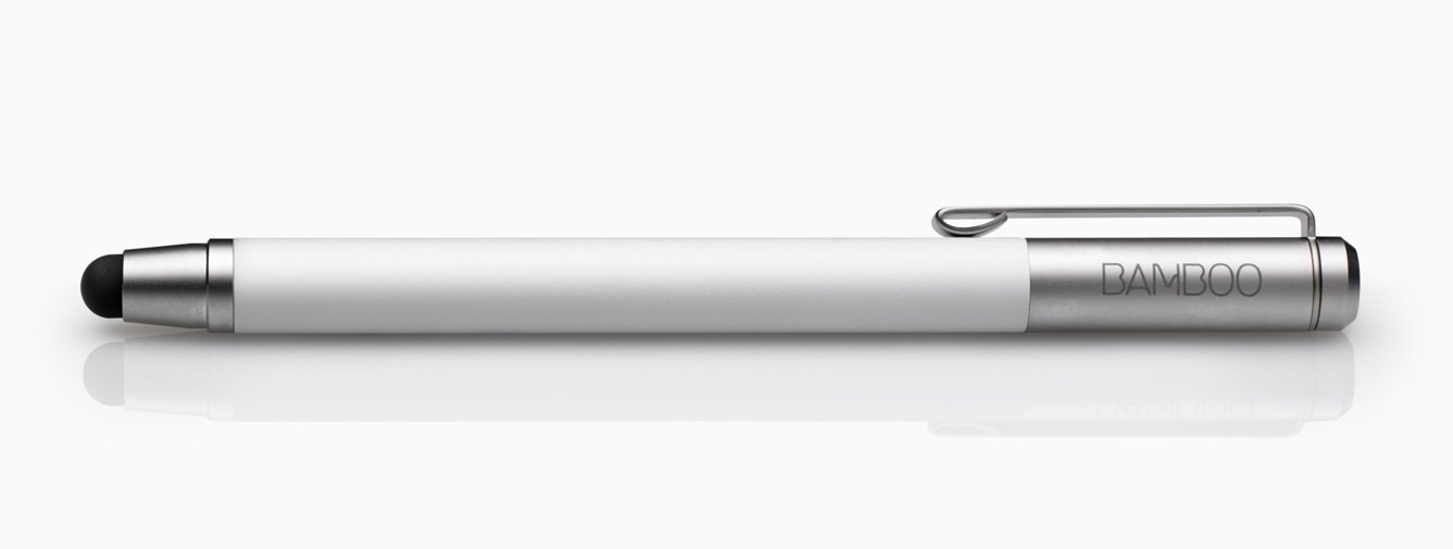 Wacom Bamboo Stylus Solo - CS-100- Penna per iPad e tablet - Bianco [Vecchio Modello]