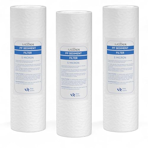 Kit de sedimentos cartuchos de 3 piezas Filtro sistema filtración 10 254mm agua 5 micras purificador sistema universal
