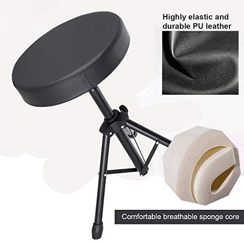 Coocheer Universal Drum Throne Stool Upgraded,Padded Drum Seat Rotatable Drumming Stools For Kids And Adult #TOP2
