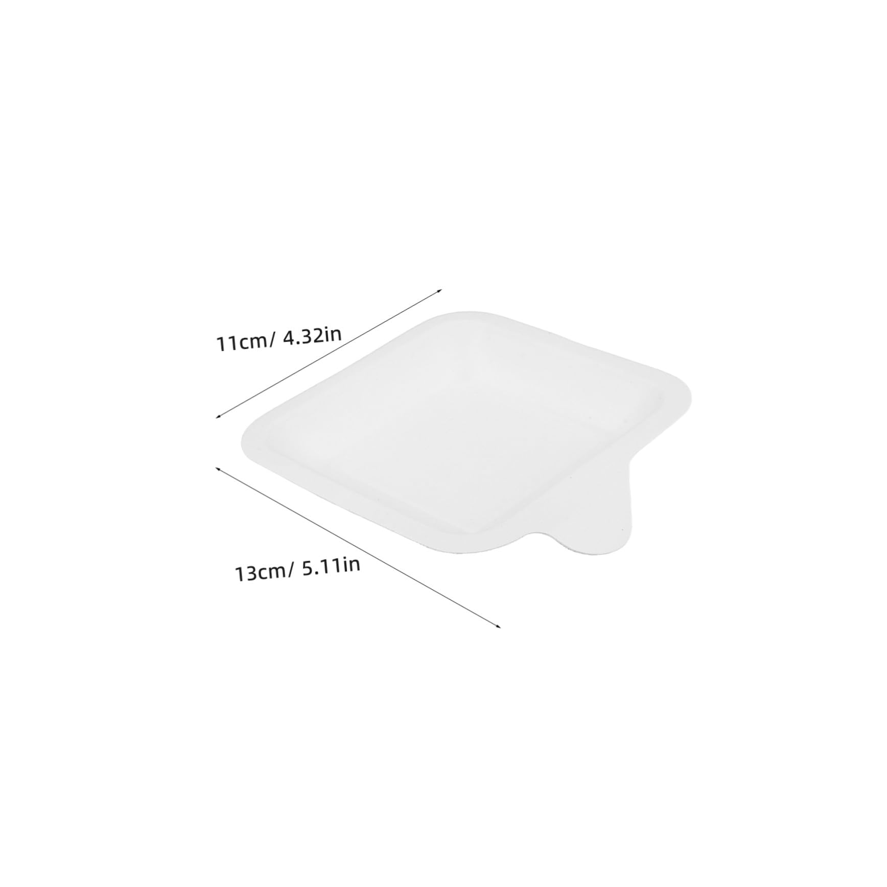 Yardenfun 100 Pezzi Piatti Quadrati Resistenti per Feste Compleanno e Barbecue Piatti Piccoli Usa e Getta per Torte Dessert e all Aperto per Decorazioni e Catering