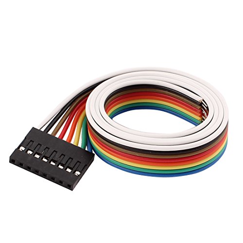 Aexit 10 Pcs Accesorios Audio y Video Female 8P Jumper 50cm miniatura 2