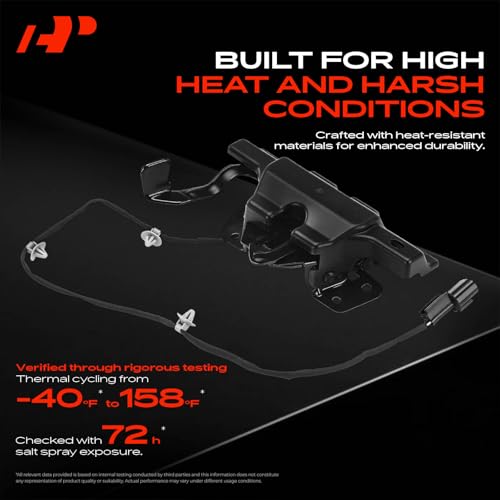 Image of A-Premium Hood Latch Lock Compatible with Hyundai Sonata 2015-2017, Front Hood Lock Engine Bonnet Latch Assembly