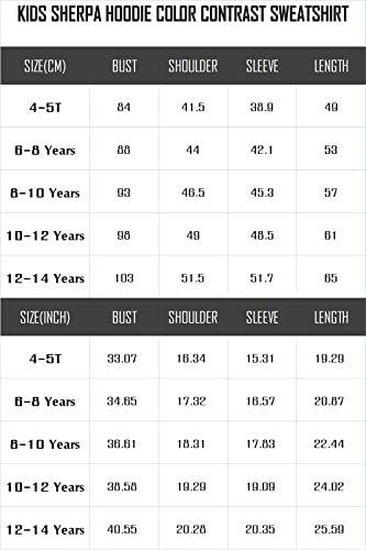 Makkrom Boys Girls Sherpa Hoodies Fleece Hoodie Pullover Outfits For Kids #TOP4