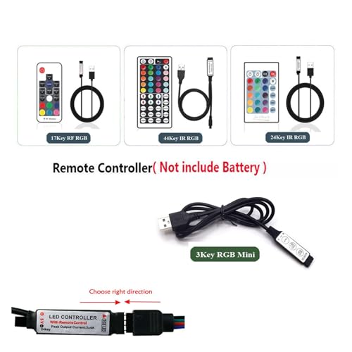 Télécommande sans fil LED pour rétroéclairage TV avec mini contrôleur
