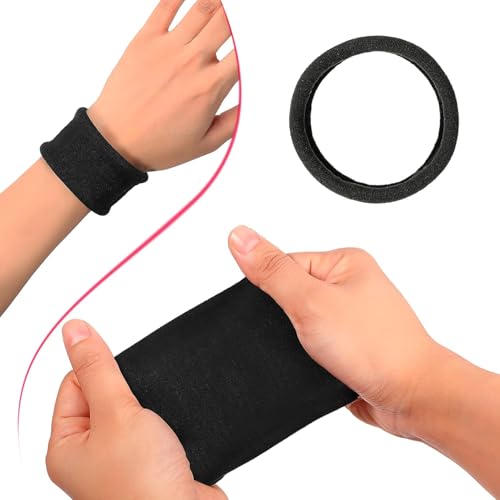 Xinnun 20 Pieces Hair Bands for Women Large Wide Hair Ties for Thick Locks Cotton Stretch Bands Rope Ponytail Holders Headband Accessories for Women - Image 3