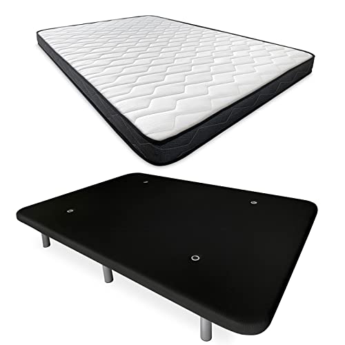 Colchon 135x190 Con Somier Marca Somnia Descanso