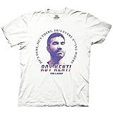 Ripple Junction Ted Lasso Herren-Fußballshirt, Ted Lasso AFC Richmond Tee, Ted Lasso Graphic T-Shirt, Weiss/opulenter Garten, Mittel