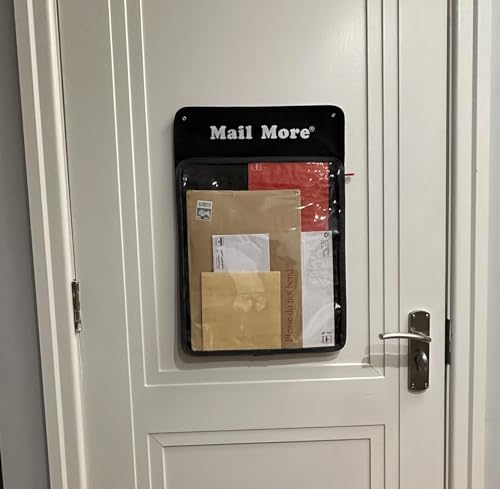MAIL MORE Letter Box Catcher, Post Catcher for UPVC, Glass, Wood, and Metal Doors, Indoor Letter Box Cages, Mail Parcel Catcher for Front Door, Gift Full/Half Transparent (FULL TRANSPARENT) - Image 2