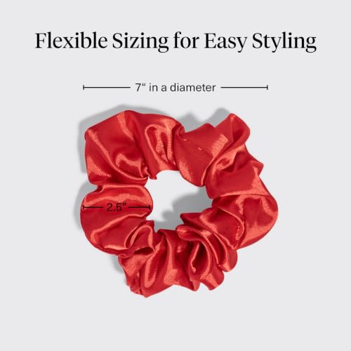 Image of Kitsch Holiday Satin Scrunchies or Women - Multi Color, 3pc