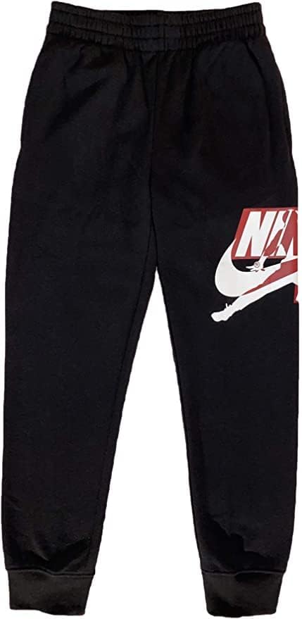 Jordan Boys Youth Classics Jogger Fleece Sweatpants Size M, L, XL (Black, Small)2
