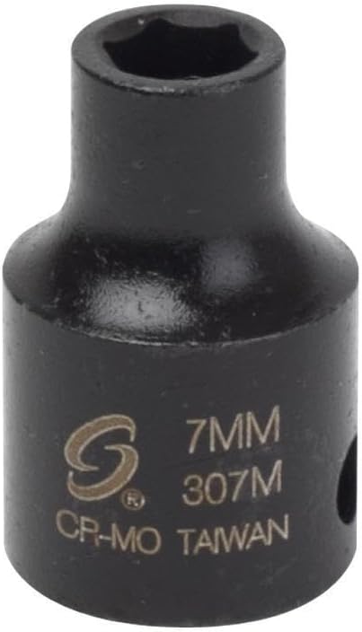 Sunex 307m 3/8-Inch Drive 7-Mm Impact Socket