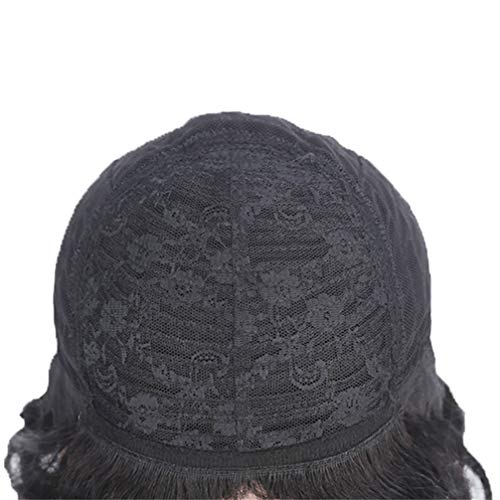 Perruque courte bob lace front synthétique pour masquer la perte de cheveux
