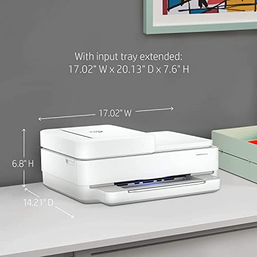 Neego Hp Wireless Inkjet Color Printer Mobile Print, Scan & Copy, Auto Document Feeder Features 2-Sided Printing, Multi-Page Scanning, Smart Contextual Control Panel Buttons With 6 Ft Cable #TOP5