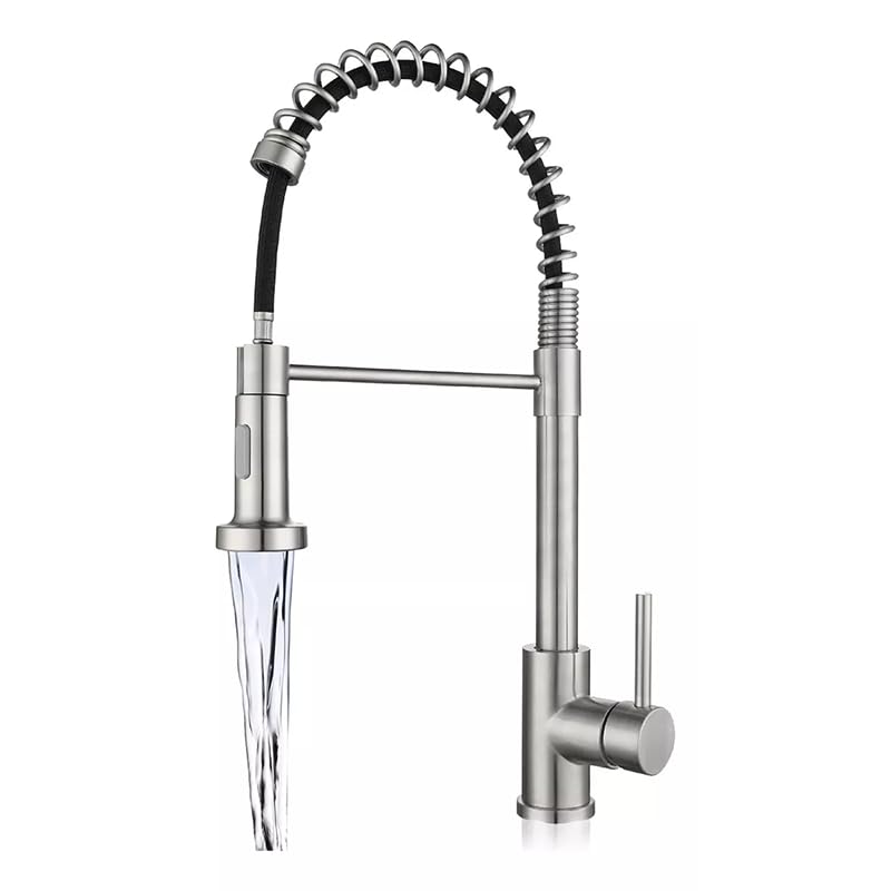 YOYOBBE Llave para fregadero de cocina, Mezcladora para Fregadero, Grifo de cocina con pulverizador, Grifo de Cocina Extraíble, Giratorio 360° Grifo de Fregadero con...