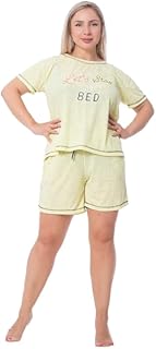 بيجامة قطن مميزة بنصف كم وشورت للنساء من زدكوتكس