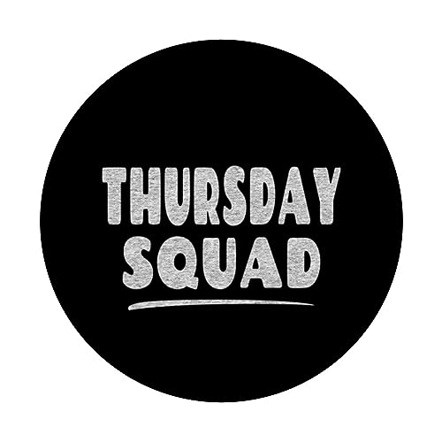 Thursday Squad - Fun Matching Group for Thursday PopSockets Swappable PopGrip, Black - Image 3
