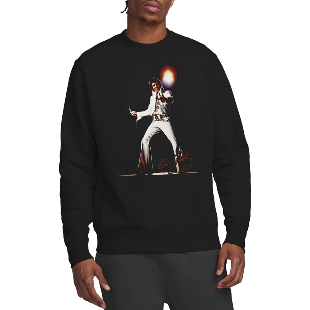 Elvis Presley Men's Glorious Sweatshirt Black - S