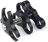 Seafrogs Diving Essential Accessory Ball Arm Clamp Three Cut Out Hole Lighting Arm System Fixed Mount Waterproof Case Tray Attachment CP-3
