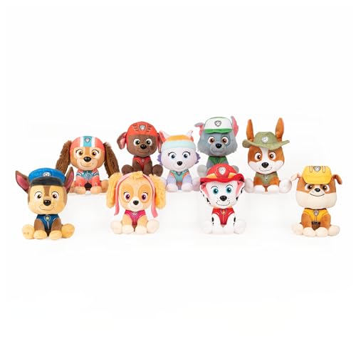 PAW PATROL GUND Everest 23 cm - hochwertiges Plüschtier zur beliebten TV-Serie, detaillierte Gestaltung mit gestickten Augen, ab 1 Jahr