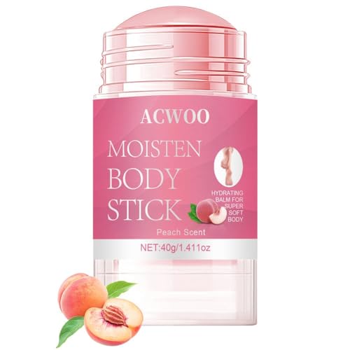 ACWOO Crema Urea, Crema Para Pies con Urea, Barra Reparadora Talones Agrietados, Crema Hidratante para Pies, Crema para el Cuidado de los Pies, para Pies Secos y Agrietados, Manos, Codos(Durazno)